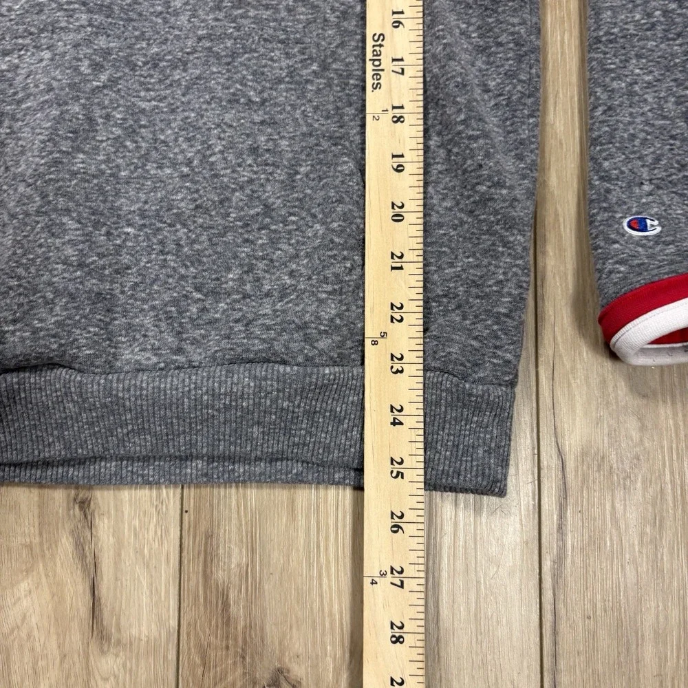 Champion Ohio State Buckeyes Pullover Hoodie Mens Small Gray‎ Fleece Sweatshirt